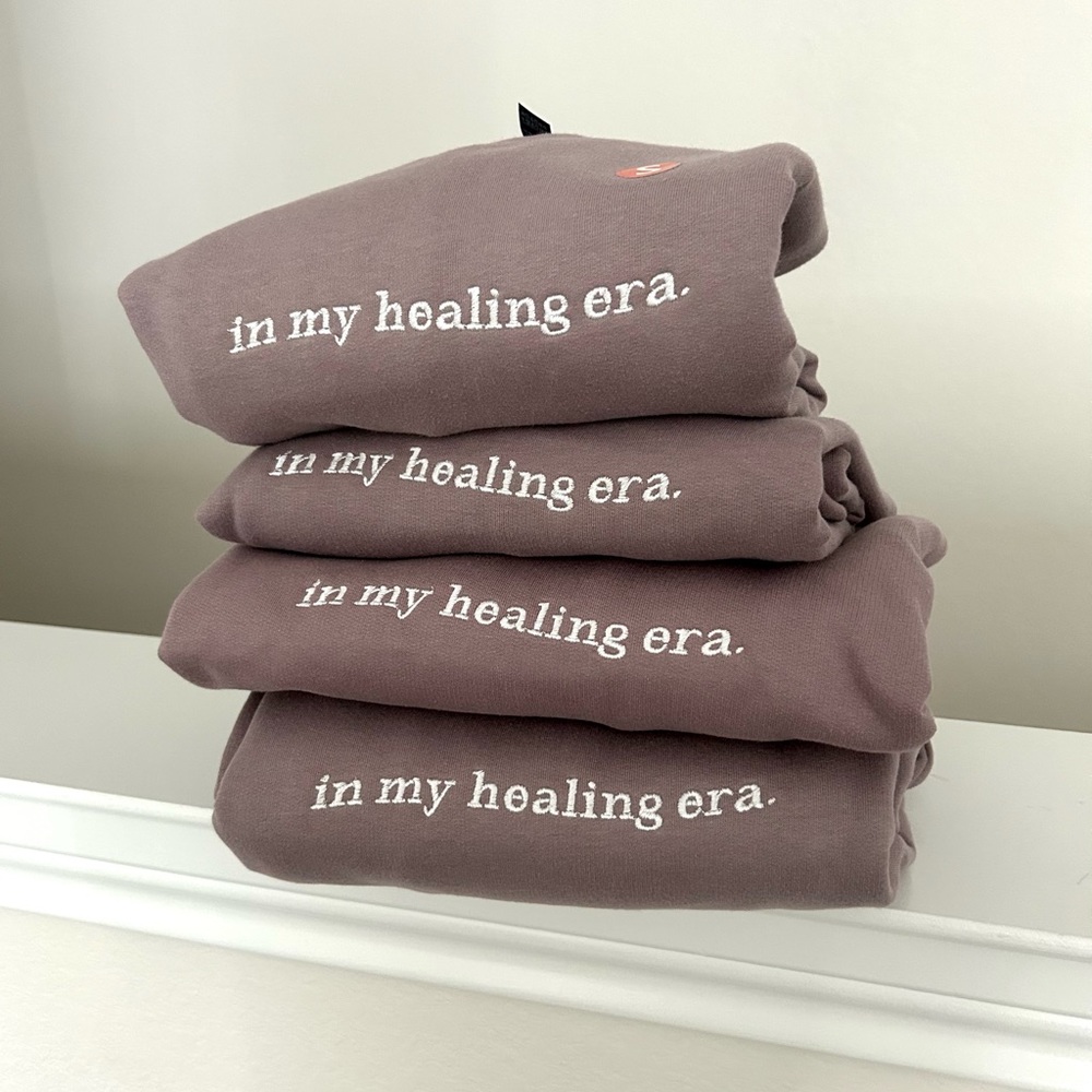 In my healing era sweatshirt